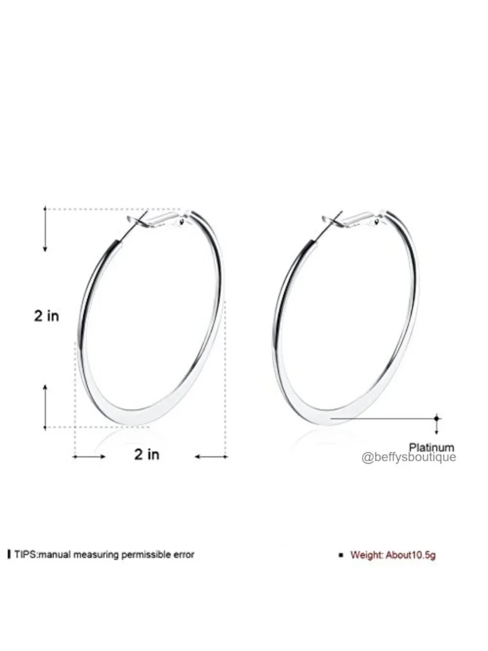 18K Gold Plated Rounded Hoop Earrings for Women